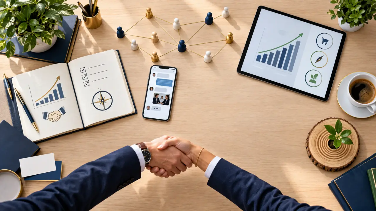 Pourquoi le réseautage aide-t-il les dirigeants de PME à vendre, décider et durer ?